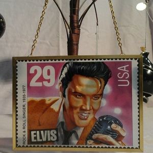 Elvis Presley stained glass